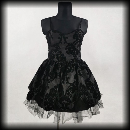 Sukienka mini Gothic 13 Cats L żakardowa.jpg