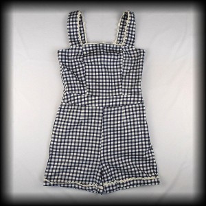 Kombinezon Pin Up Collectif S/M kratka vichy
