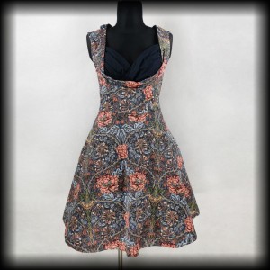 Sukienka Pin Up Lindy Bop XL retro kwiaty
