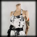 Sukienka Pin Up Hearts &amp; Roses M biała w kwiaty4.jpg