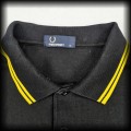 Polo Fred Perry XL czarne z żółtą lamówką4.jpg