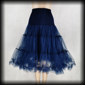 Halka Tiulowa Lindy Bop granatowa XS-L