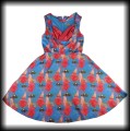 Sukienka Pin Up Lindy Bop XL rajskie ptaki.JPG