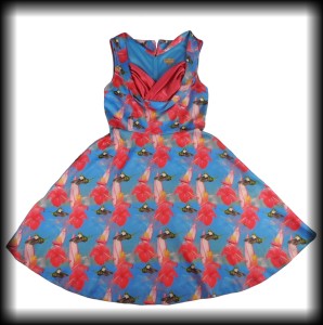 Sukienka Pin Up Lindy Bop XL rajskie ptaki