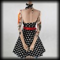 Sukienka Pin Up Dolly &amp; Dotty S czarna w grochy5.jpg