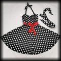 Sukienka Pin Up Dolly &amp; Dotty S czarna w grochy6.jpg