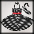 Sukienka Pin Up Dolly &amp; Dotty S czarna w grochy9.jpg