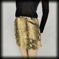 Spódnica mini XS skóra węża2.jpg