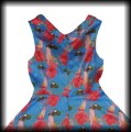 Sukienka Pin Up Lindy Bop XL rajskie ptaki6.jpg