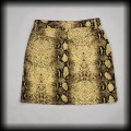 Spódnica mini XS skóra węża6.jpg