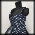Sukienka Pin Up XL granat w groszki4.jpg