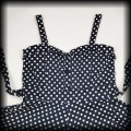 Sukienka Pin Up XL granat w groszki7.jpg