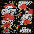 Sukienka Punk Gothic L czaszki róże retro punk goth91.jpg