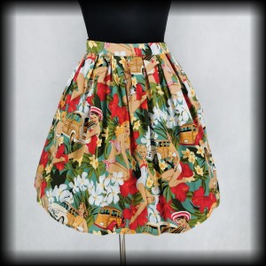 Spódnica retro Tiki Hawaii L/XL Grace Karin  Pin Up