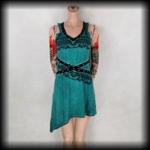 Sukienka Sourpuss M Poison turkusowa alternative