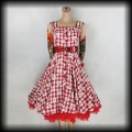 Sukienka Pin Up Joe Browns S kratka w stokrotki.jpg