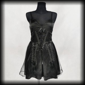 Sukienka mini Gothic M gorsetowa 
