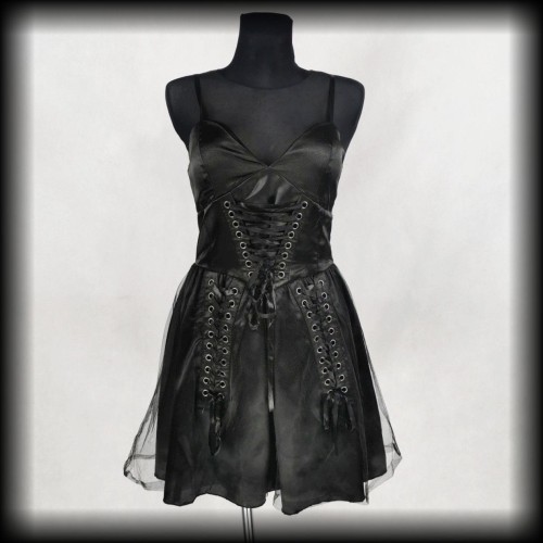 Sukienka mini Gothic M gorsetowa.jpg