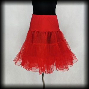 Halka tiulowa czerwona M-XL Grace Karin