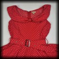 Sukienka Pin Up Lindy Bop M czerwona w groszki7.jpg
