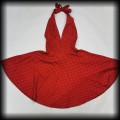Sukienka Pin Up Sweet Poison M midi czerwona w groszki6.jpg