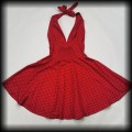 Sukienka Pin Up Sweet Poison M midi czerwona w groszki9.jpg