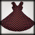 Sukienka Pin Up H&amp;R ML czarna w czerwone grochy91.jpg