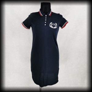 Sukienka polo ACAB L/XL granatowa z lamówką A.C.A.B.
