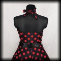Sukienka Pin Up H&amp;R LXL czarna w czerwone grochy6.jpg