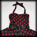 Sukienka Pin Up H&amp;R LXL czarna w czerwone grochy8.jpg
