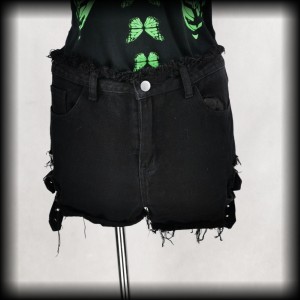 Spodenki Punk Gothic L klamry