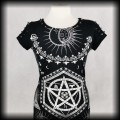Sukienka mini Jawbreaker M occult pentagram ćwieki3.jpg