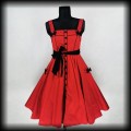 Sukienka Hell Bunny L Pin Up czerwona w groszki.jpg