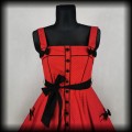 Sukienka Hell Bunny L Pin Up czerwona w groszki3.jpg