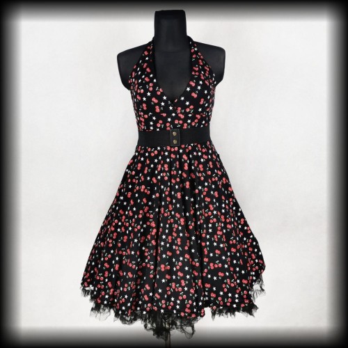 Sukienka Pin Up wisienki LXL Akama.jpg