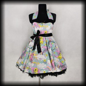 Sukienka Cupcake Cult L Pin Up w kucyki Pony