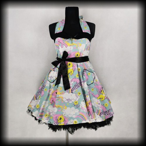 Sukienka Cupcake Cult L Pin Up w kucyki Pony.jpg