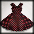 Sukienka Pin Up H&amp;R L czarna w czerwone grochy6.jpg