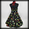 Sukienka Pin Up Hearts &amp; Roses L wisienki wiązana na szyi5.jpg