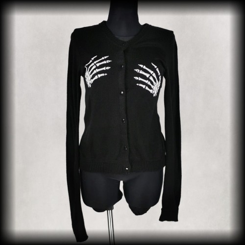 Sweterek Poizen Industries ML Trupie łapki psychobilly punk.jpg