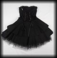 Sukienka Goth Hearts &amp; Roses S gorsetowa3.JPG
