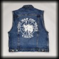 Kamizelka jeansowa Crass L DIY punk5.jpg