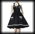 Sukienka Pin Up Hell Bunny M Motley marynarska sailor.jpg