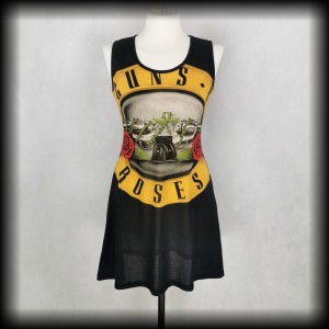 Sukienka mini Guns n roses S