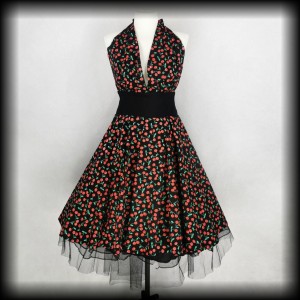 Sukienka Pin Up wisienki M Killer Cat