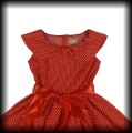 Sukienka Pin Up Lindy Bop S czerwona w groszki 3.JPG