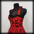 Sukienka Pin Up Hearts &amp; Roses SM czerwona old school4.jpg