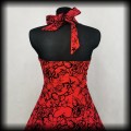 Sukienka Pin Up Hearts &amp; Roses SM czerwona old school6.jpg
