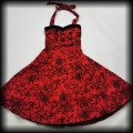 Sukienka Pin Up Hearts &amp; Roses SM czerwona old school7.jpg