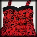 Sukienka Pin Up Hearts &amp; Roses SM czerwona old school8.jpg